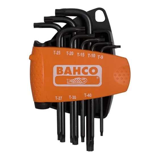 Set Torx Bahco 8 Pzas Be-9775 T9 T10 T15 T20 T25 T27 T30 T40