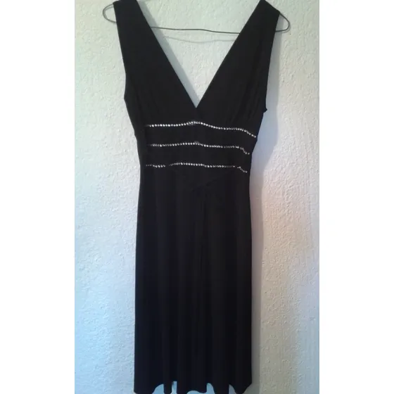 Vestido Negro. Importado Como Nuevo.t: S