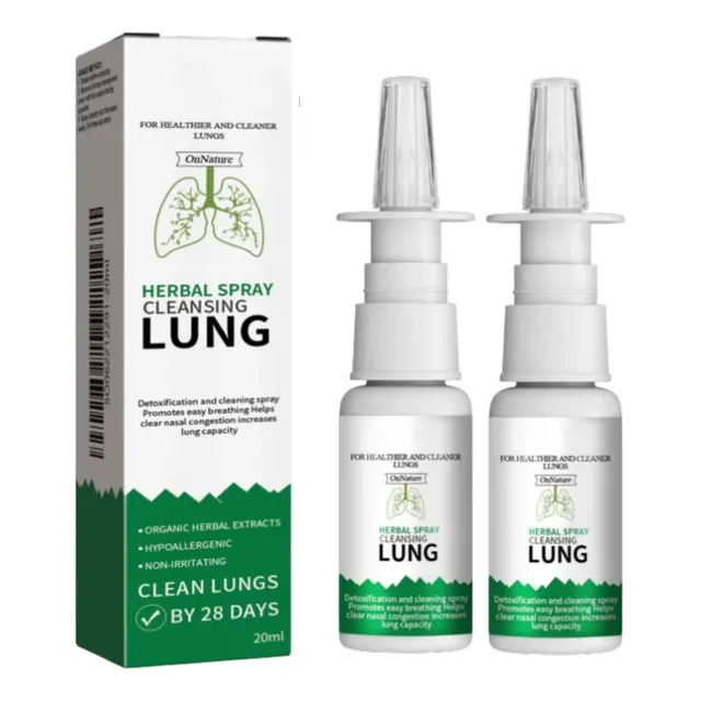 2el Herbal Lung Detox Nasal Spray Relieves Rhinitis