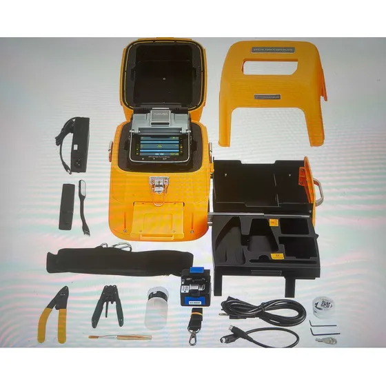 Fusionadora Fibra Óptica Kit Al-9 Con Cortadora