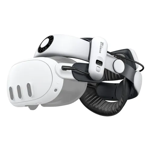 Correa Bobovr M3 Pro Con Batería Para Meta Quest 3 Y 3s Blanco