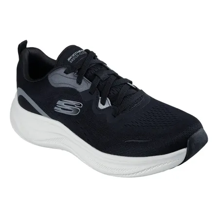 Tênis Skechers De Treino Skech Cloud Masculino Preto Preto Lisa 43 Br