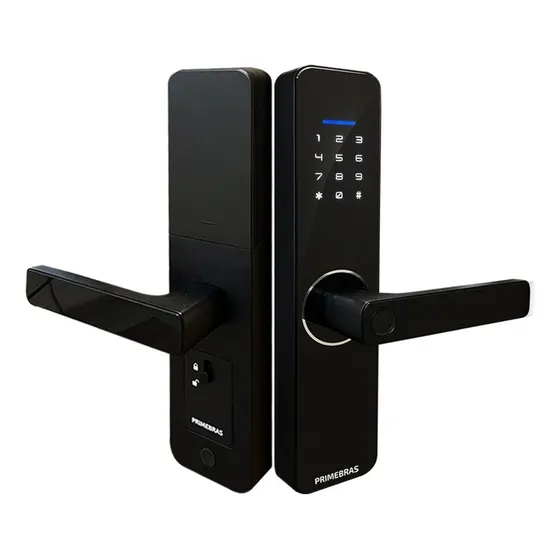 Fechadura Digital Biometrica Bateria Eletronica Primebrass