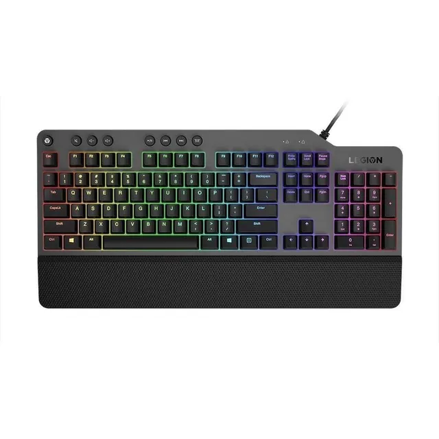 Teclado mecánico Gamer K500 Legion Rgb LED Switch rojo