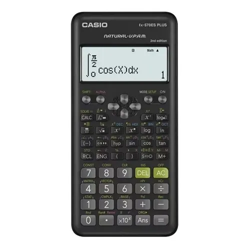 Calculadora Cientifica Casio Fx-570esplus-2 Oficina-facultad Color Negro