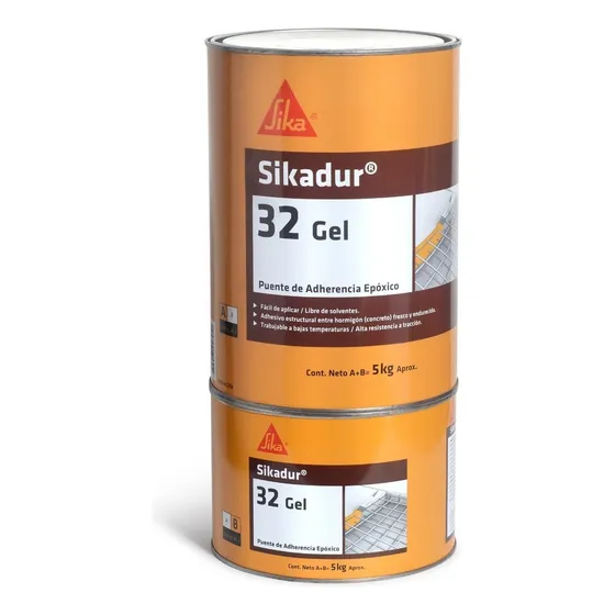 Adhesivo Base Epoxi Sikadur 32 Gel Sika  A+b X 5kg