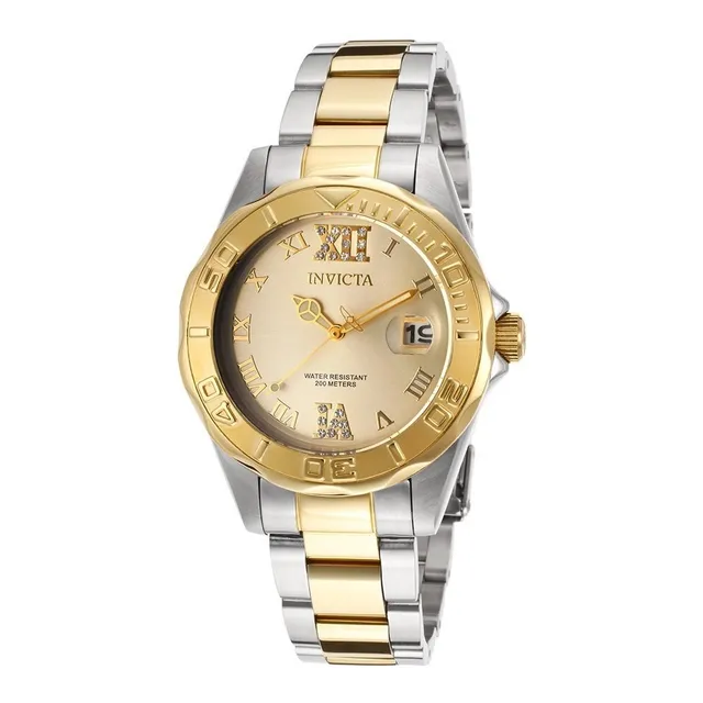 Reloj Invicta Dama In14351 Tono Acero Satinado Y Dorado
