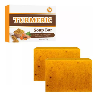 Jabón Jengibre Y Cúrcuma Para Eliminar El Acné, 100g*2 Jabón Jengibre Y Cúrcuma Para Eliminar El Acné, 100g*2