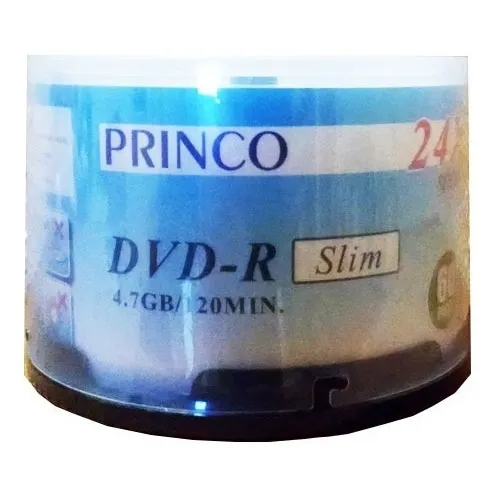 Dvd Virgen Princo 24x Slim Torre 60unds