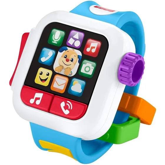 Reloj Inteligente Fisher Price Rie Y Aprende En Inglés Febo