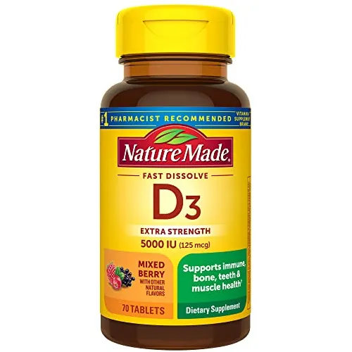 Vitamina D3 Extra Strength De Nature Made 5000 Ui (125 Mcg),