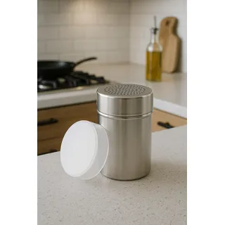 Saleiro De Aço Inox Prime Profissional Com Tampa 7,2x10cm Saleiro De Aço Inox Prime Profissional Com Tampa 7,2x10cm