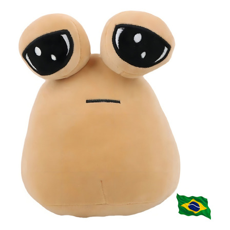 Pou Pelúcia Alien Brinquedo Furdiburb Pet Alienígena Pet Cor Bege Pou Pelúcia Alien Brinquedo Furdiburb Pet Alienígena Pet Cor Bege
