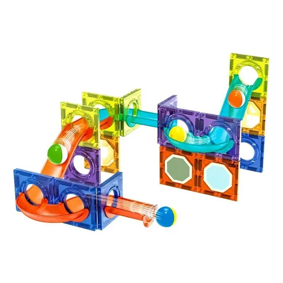 Juego De Bloques Magnéticos 49 Piezas Infantil Diginet