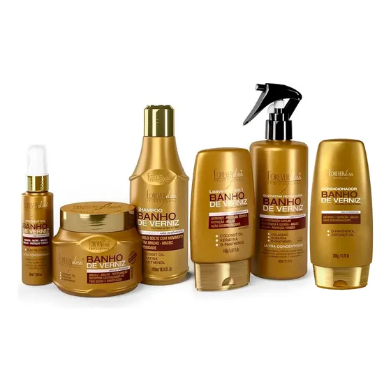 Kit Completo Master Banho De Verniz Forever Liss