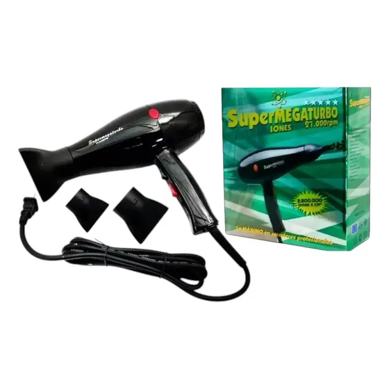 Secador Profesional Supermegaturbo Cabello 27000rpm Original