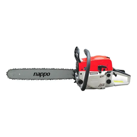 Motosierra Nappo NHJ-050 color rojo a gasolina 20" 52cc 2.2kw arranque fácil
