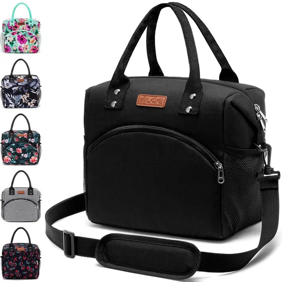 Lonchera Aislada Para Dama Hombre Reutilizable Trabajo