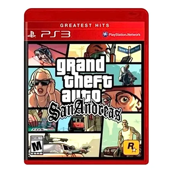 Grand Theft Auto San Andreas Ps3 HITS Fisico