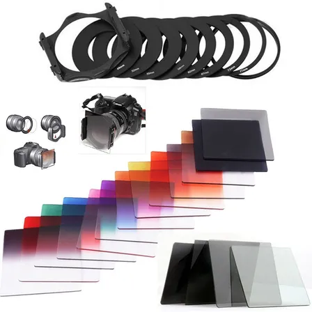 Set Filtros Cokin, Kit Filtros Cuadrados Para Fotografia
