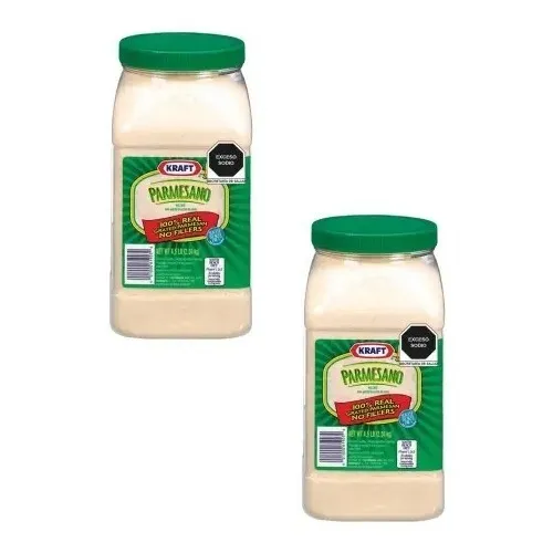 2 Pack Queso Parmesano Kraft Rallado De 2.04kg C/u