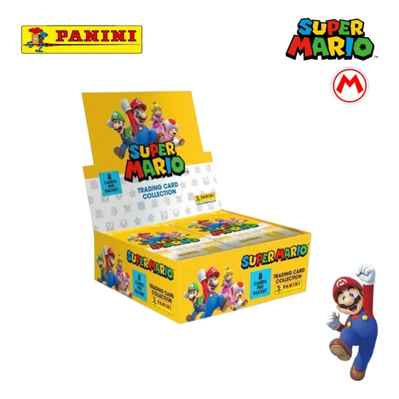 Panini Super Mario Caja De Tarjetas Coleccionables