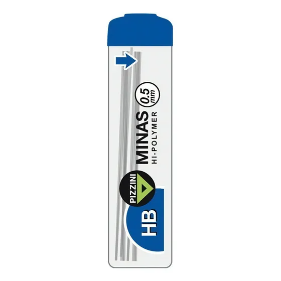 Minas Pizzini 05 H B X 12 Lapiz Mecanico Tecnico Tablero