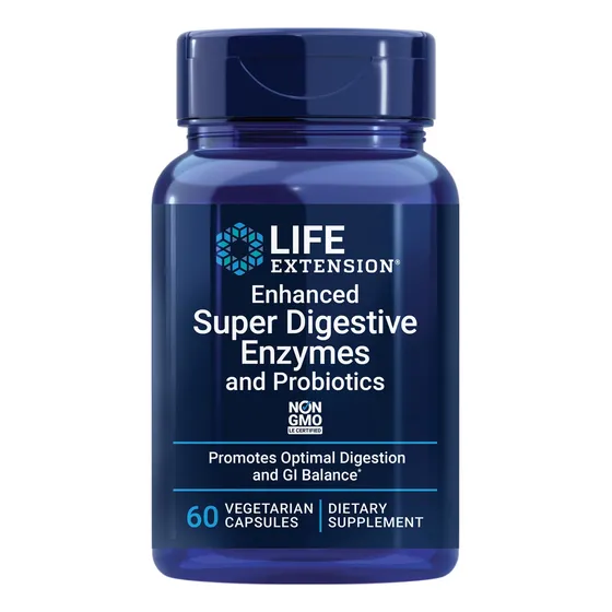 Enzimas Superdigestivas Mejoradas Supplement Life Extension