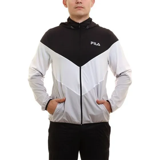 Fila Campera Rompeviento Con Capucha Hombre
