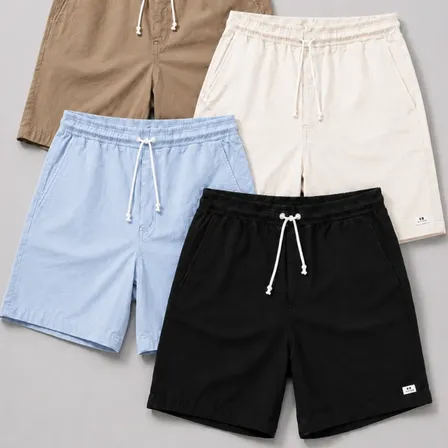 Kit 4 Short Linho Mauricinho Masculino Bermuda Esporte Fino