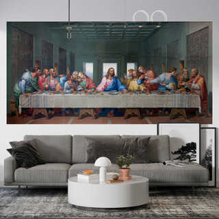 Adesivo Última Ceia 215x115cm - Jesus E Os Doze Discípulos Adesivo Última Ceia 215x115cm - Jesus E Os Doze Discípulos