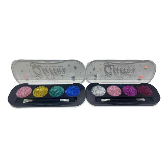Paleta De Sombras De Glitter / Brillo