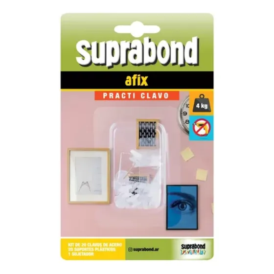 Practi Clavo Suprabond Con Soporte Y Sujetador Afx Pc 1 20