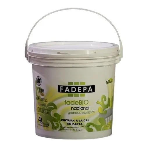 Pintura A La Cal En Pasta 4lts Fadepa