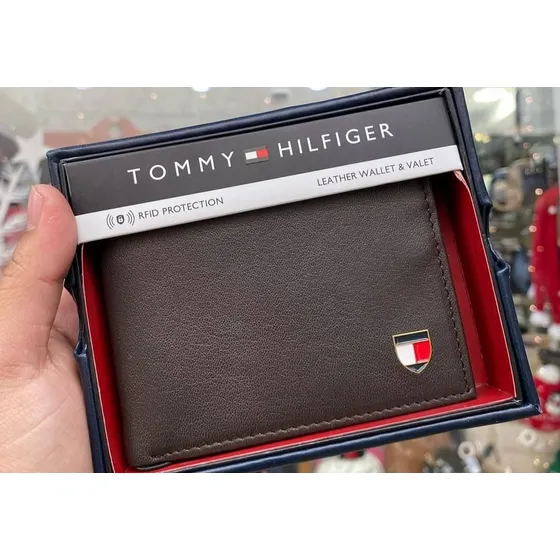 Billetera Cartera Tommy Cuero Original