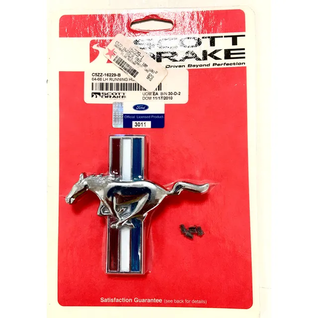 Emblema Guardafango Izquierdo Mustang