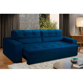 SofĂĄ RetrĂĄtil ReclinĂĄvel Com Molas 1,50m Vegas Suede Azul Desenho Do Tecido Suedde SofĂĄ RetrĂĄtil ReclinĂĄvel Com Molas 1,50m Vegas Suede Azul Desenho Do Tecido Suedde