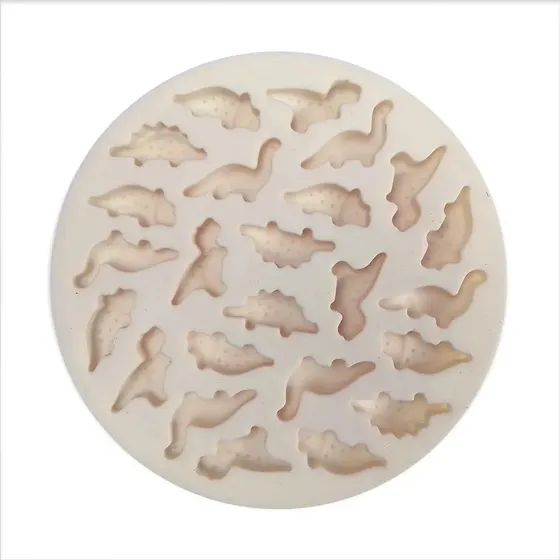 Molde Silicona Mini Dinosaurios Color 3414