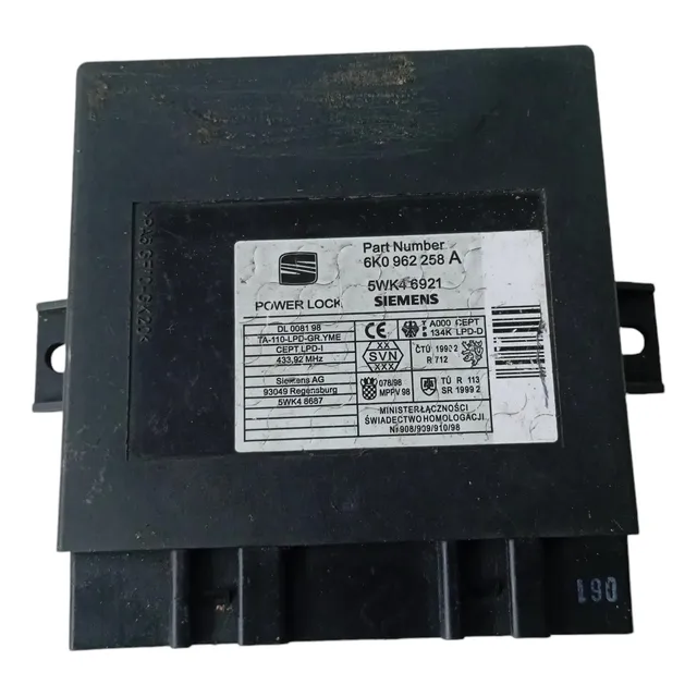 Módulo Conforto Vw Seat Ibiza Córdoba 1995 2000 6k0962258a