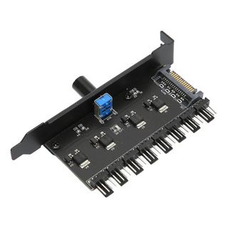 Chassi Fan Hub Pc Controlador De Velocidade De Resfriamento Chassi Fan Hub Pc Controlador De Velocidade De Resfriamento
