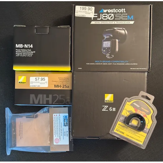 Nikon Z6 Iii, Nikon Battery Grip, Nikon Charger, Kirk L...