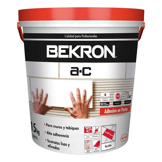 Adhesivo Cerámico Ac Pasta 15kg Bekron