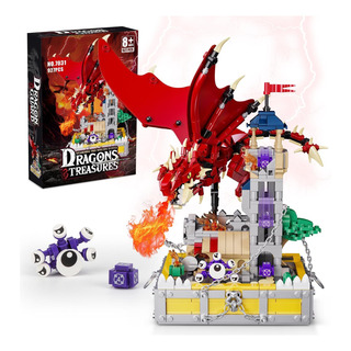 Yeechao Juego De Construcción De Castillo De Dragones Y Teso Yeechao Juego De Construcción De Castillo De Dragones Y Teso