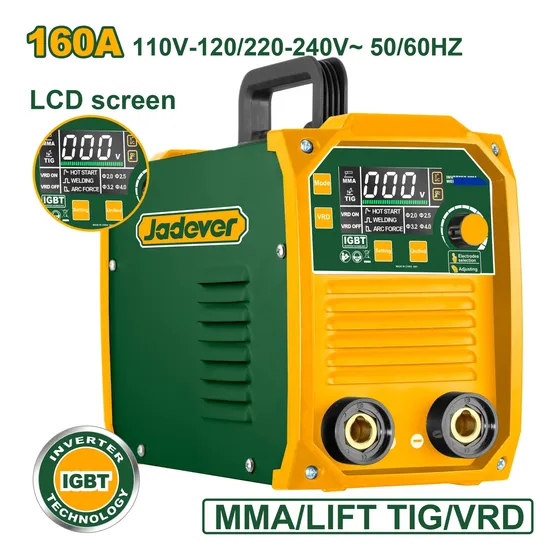 Maquina De Soldar Inverter Portatil 120/220v 160amp Jadever