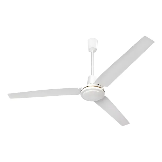 Ventilador De Techo Metal 3 Palas Blanco