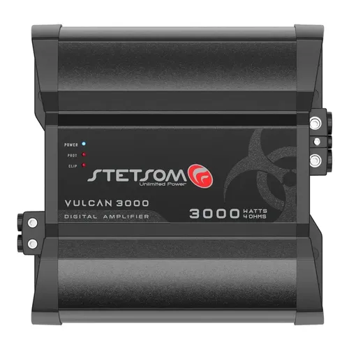 Módulo Amplificador Stetsom Vulcan 5000W Mono de 2 Ohms Para Carro