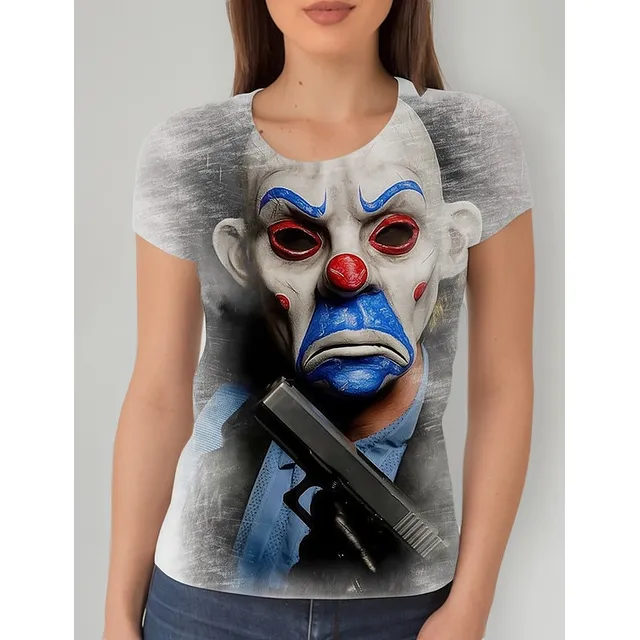 Camisa Camiseta Feminina Palhaço Funk Quebrada Mandrack 1