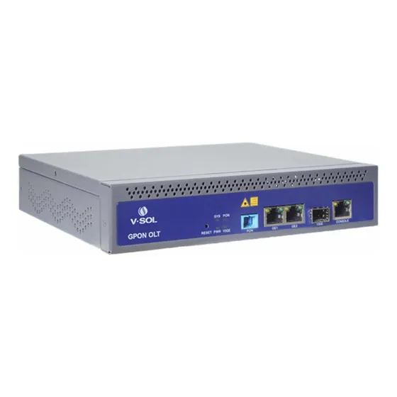 Olt Gpon Olt 1pon V1600gs 1*10ge 2*ge Uplink 1u
