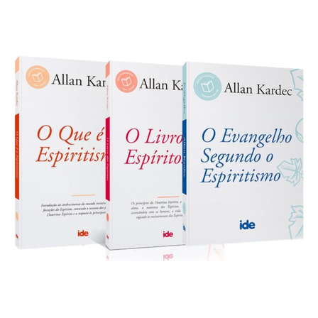 Kit 03 Livros De Allan Kardec: O Evangelho Segundo O Espiritismo, Livro Dos Espíritos, O Que É O Espiritismo - Allan Kardec Kit 03 Livros De Allan Kardec: O Evangelho Segundo O Espiritismo, Livro Dos Espíritos, O Que É O Espiritismo - Allan Kardec