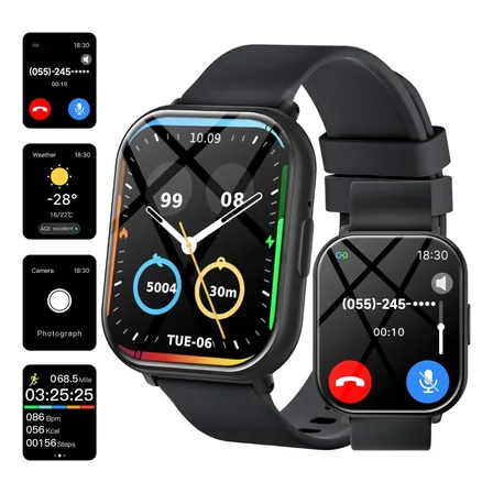 Smartwatch Sport Con Llamadas Bluetooth 300 Mah Negro